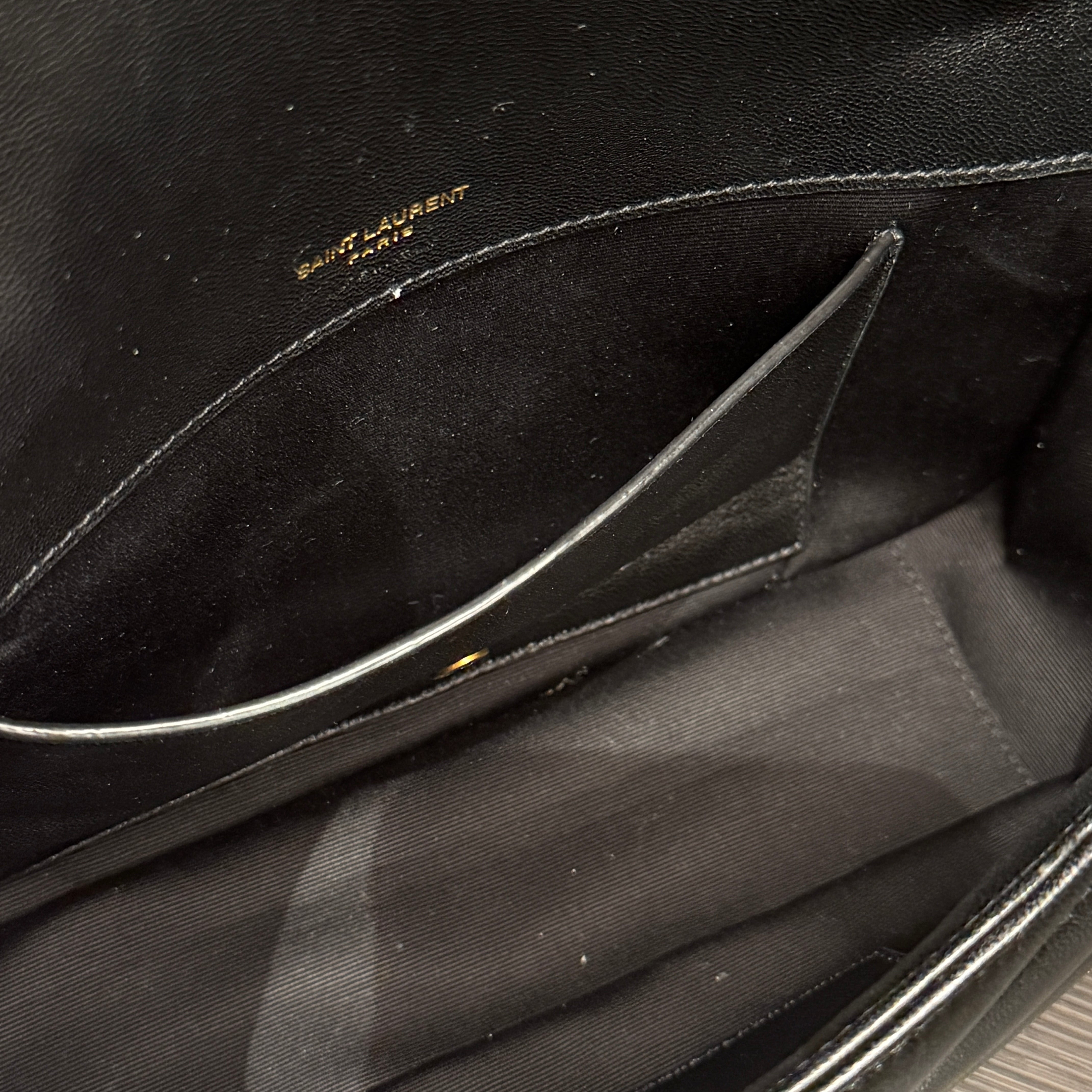 Saint Laurent LouLou Small Chevron-Quilted Bag