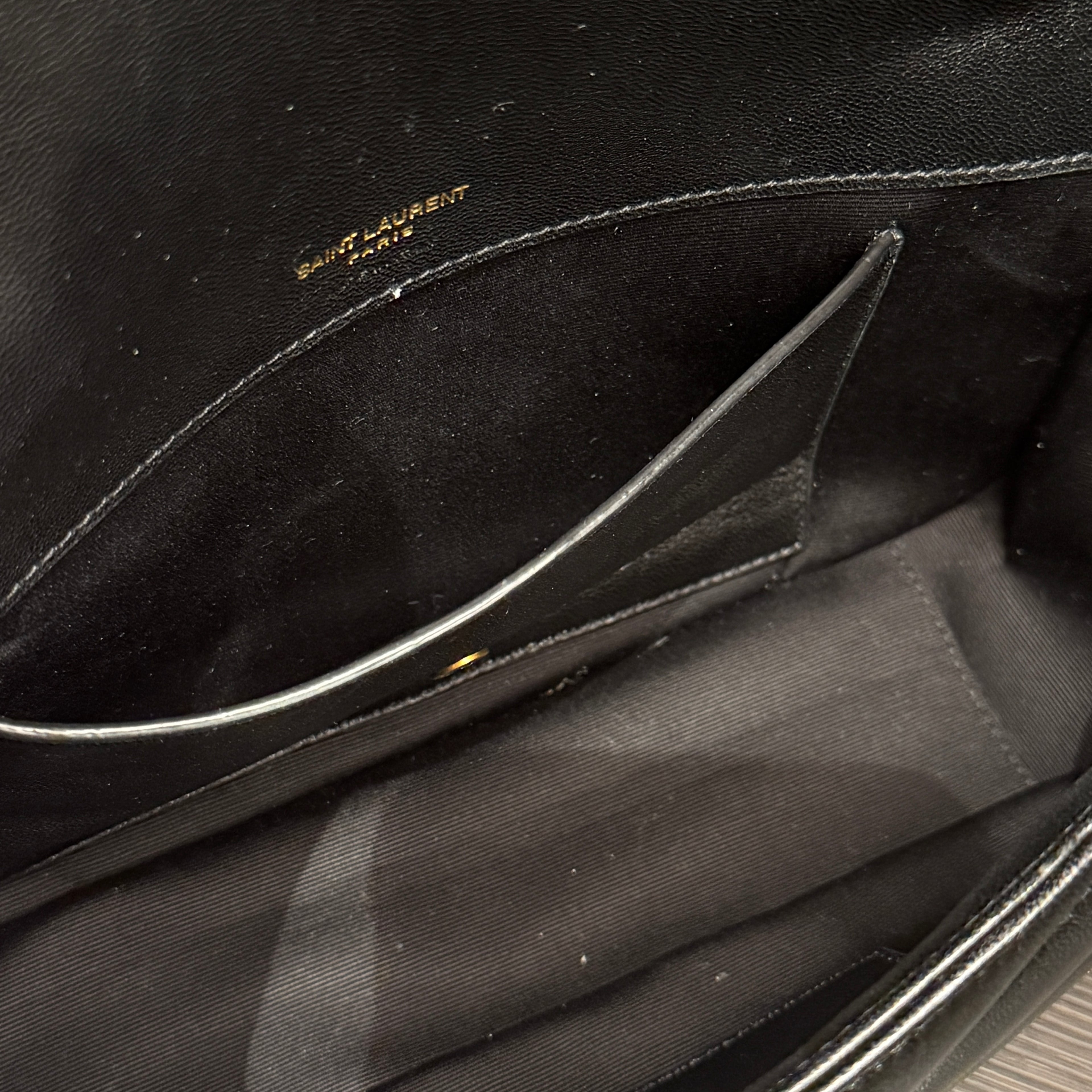 Saint Laurent LouLou Small – Borsa a Spalla Trapuntata a Chevron