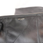 Saint Laurent Jamie 4.3 Shoulder Bag Black Quilted Grained Leather with Cassandre Logo