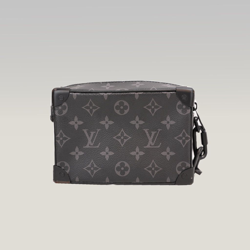 Louis Vuitton Mini Soft Trunk Monogram Eclipse Canvas Crossbody Bag Black