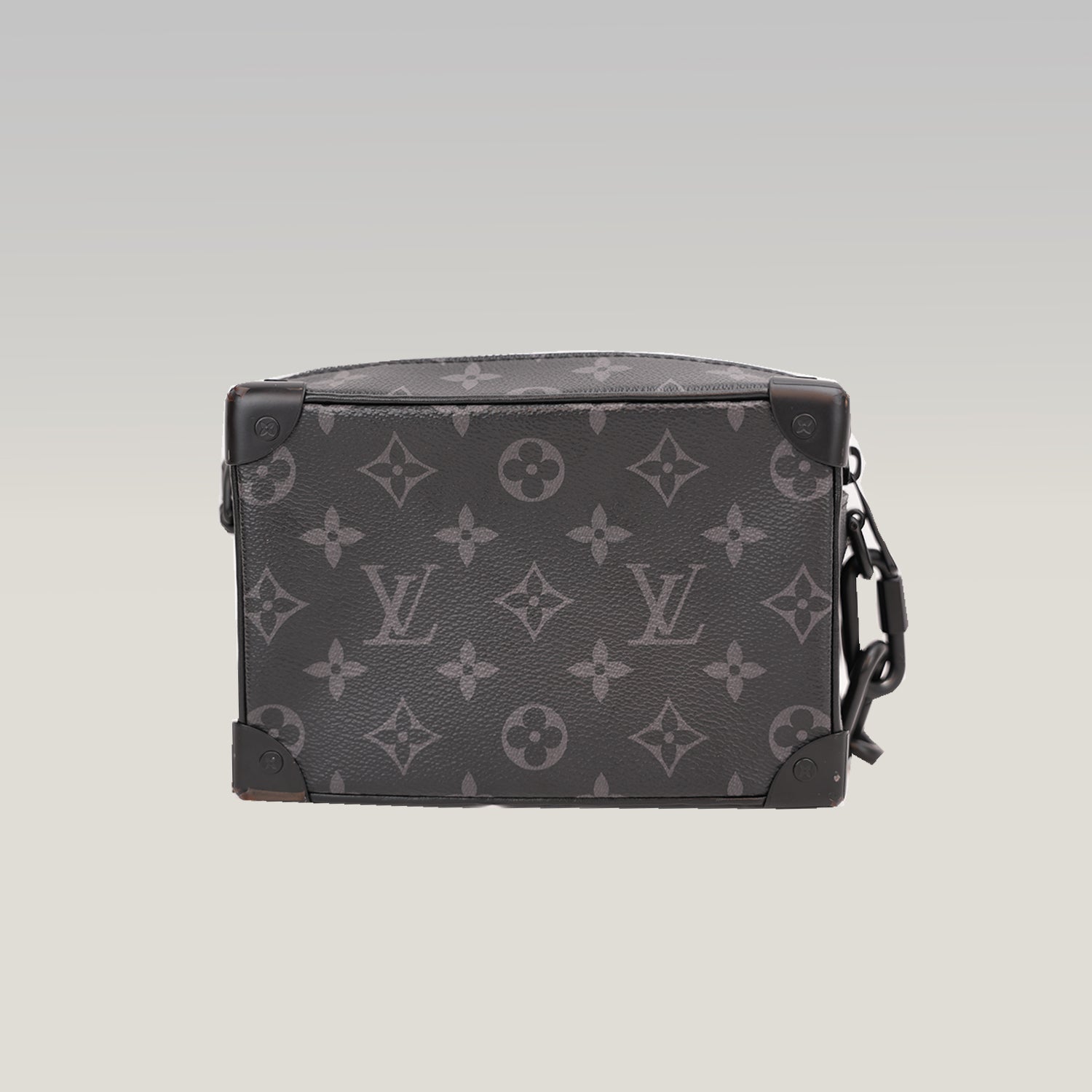 Louis Vuitton Mini Soft Trunk Monogram Eclipse Canvas Crossbody Bag Black