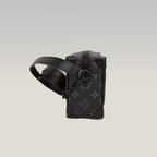 Louis Vuitton Mini Soft Trunk Monogram Eclipse Canvas Crossbody Bag Black