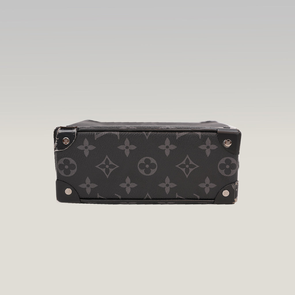 Louis Vuitton Mini Soft Trunk Monogram Eclipse Canvas Crossbody Bag Black