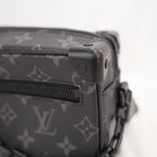 Louis Vuitton Mini Soft Trunk Monogram Eclipse Canvas Crossbody Bag Black