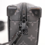 Louis Vuitton Mini Soft Trunk Monogram Eclipse Canvas Crossbody Bag Black