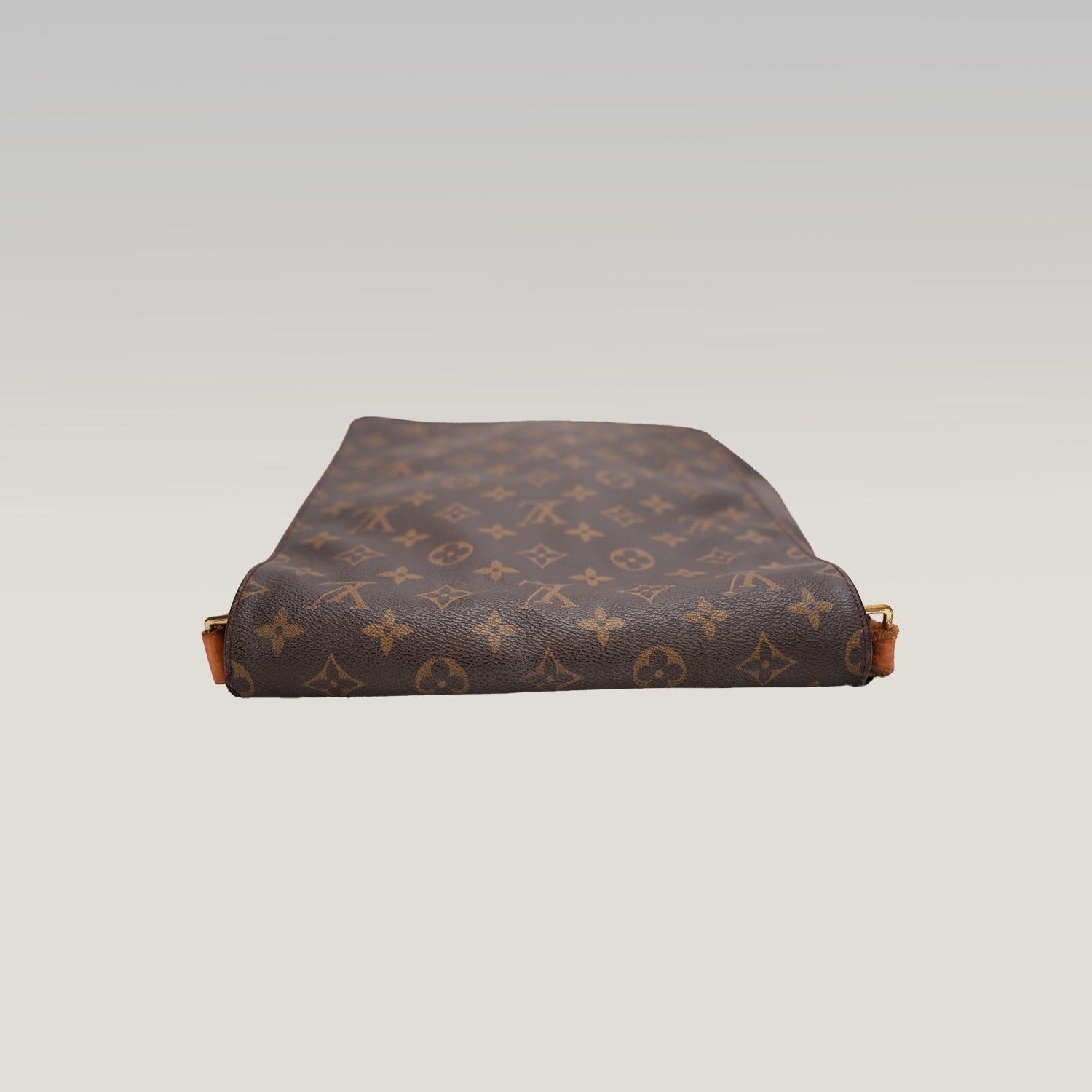 Louis Vuitton Musette GM Monogram Canvas Pelle Naturale Borsa a Spalla Verticale