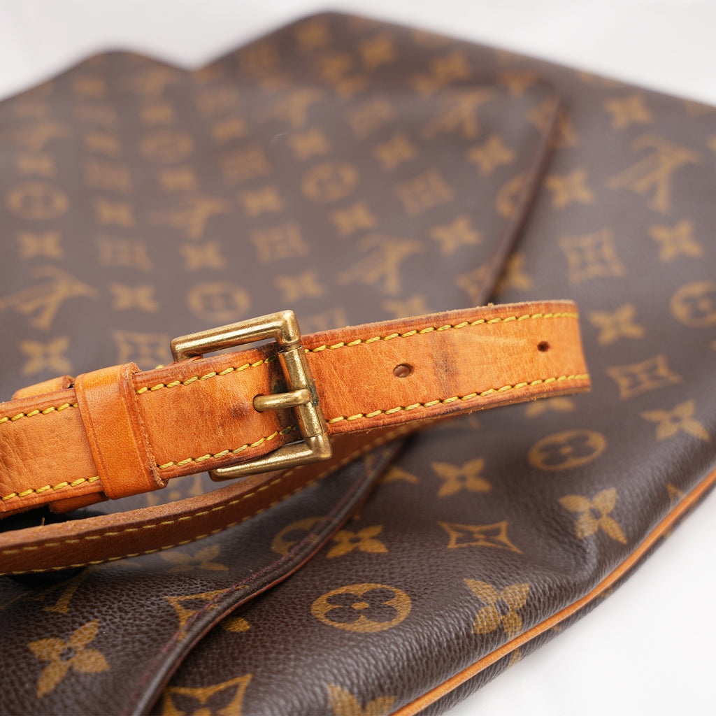 Louis Vuitton Musette GM Monogram Canvas Pelle Naturale Borsa a Spalla Verticale