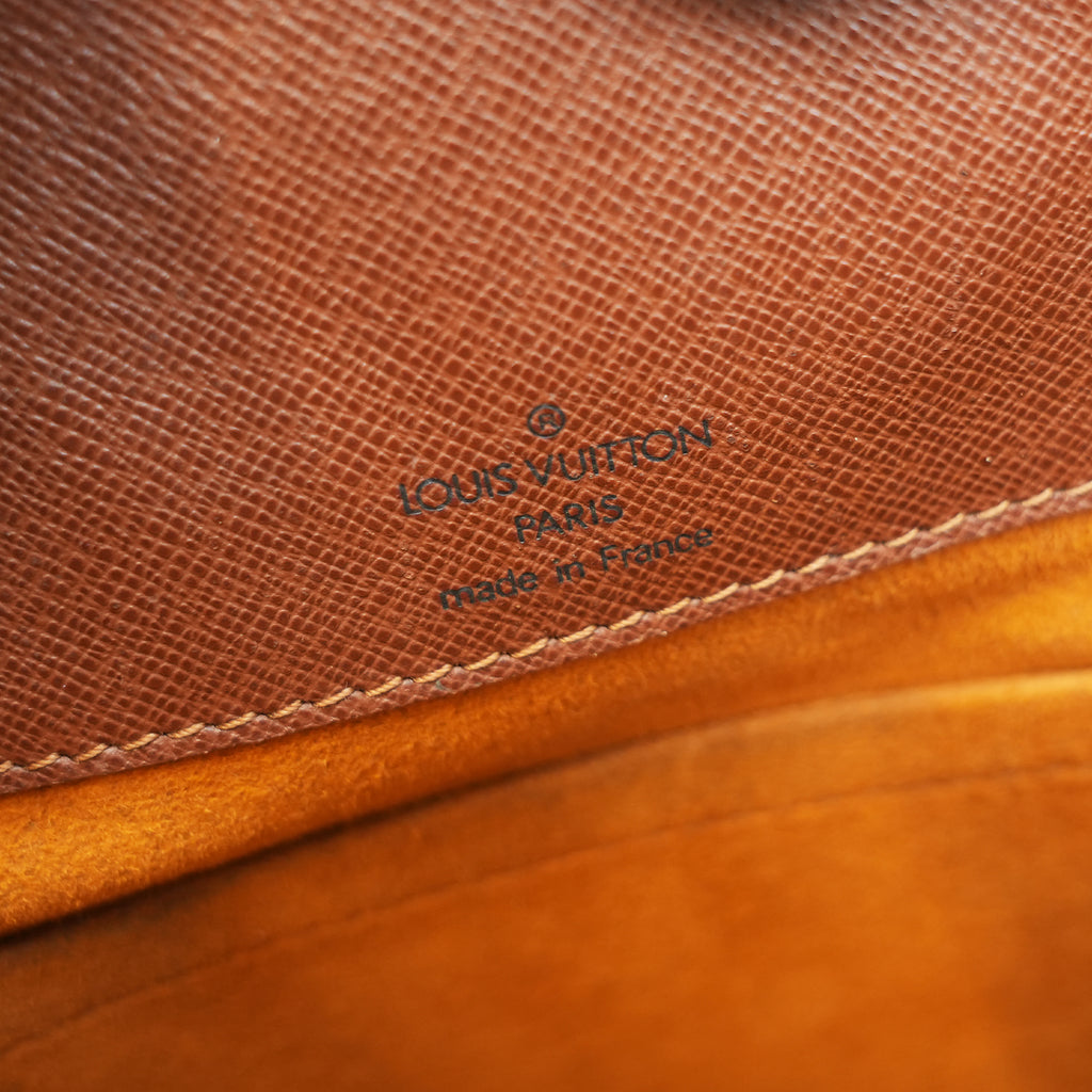 Louis Vuitton Musette GM Monogram Canvas Pelle Naturale Borsa a Spalla Verticale