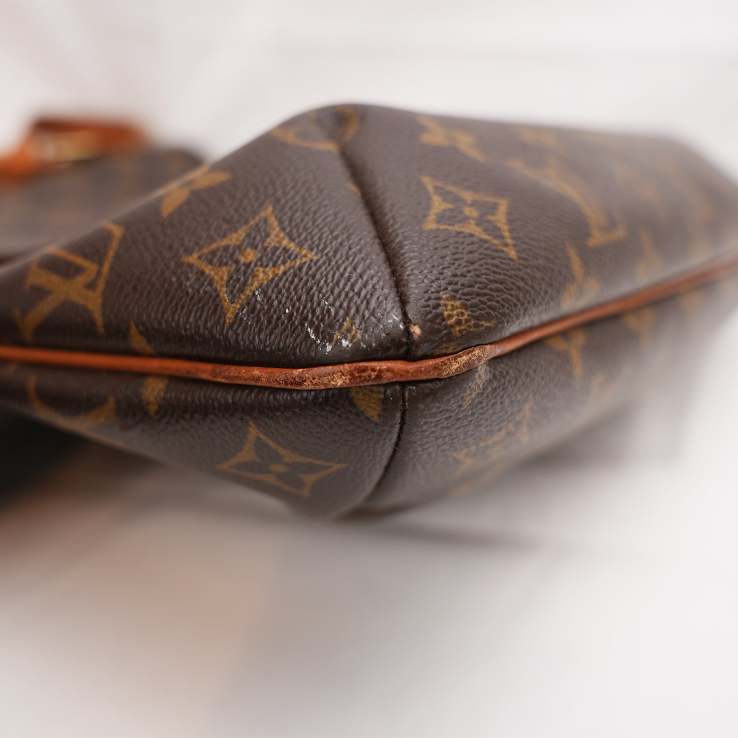 Louis Vuitton Musette GM Monogram Canvas Pelle Naturale Borsa a Spalla Verticale