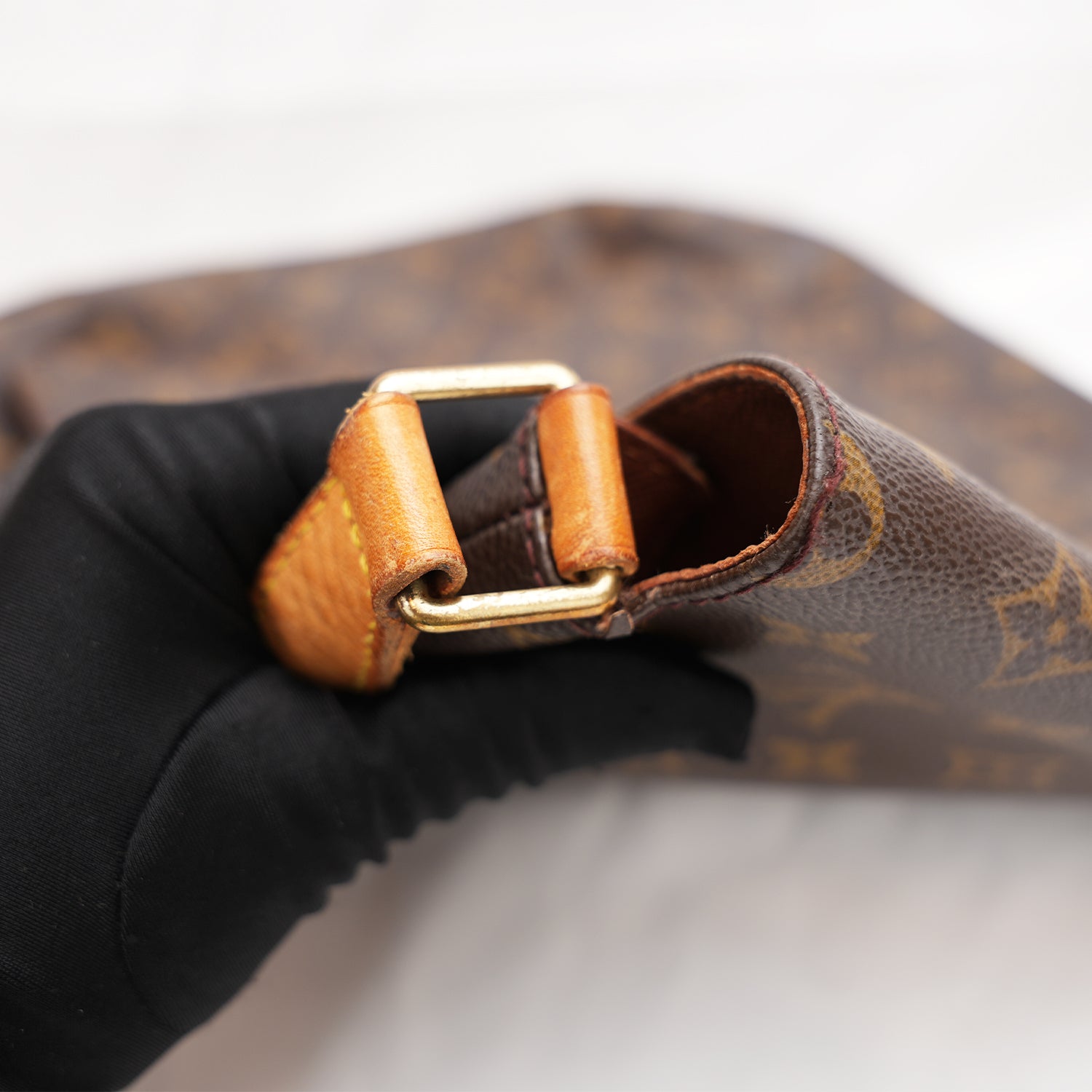 Louis Vuitton Musette GM Monogram Canvas Pelle Naturale Borsa a Spalla Verticale