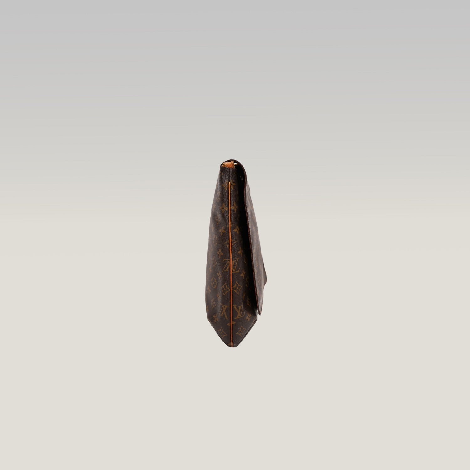 Louis Vuitton Musette GM Monogram Canvas Pelle Naturale Borsa a Spalla Verticale