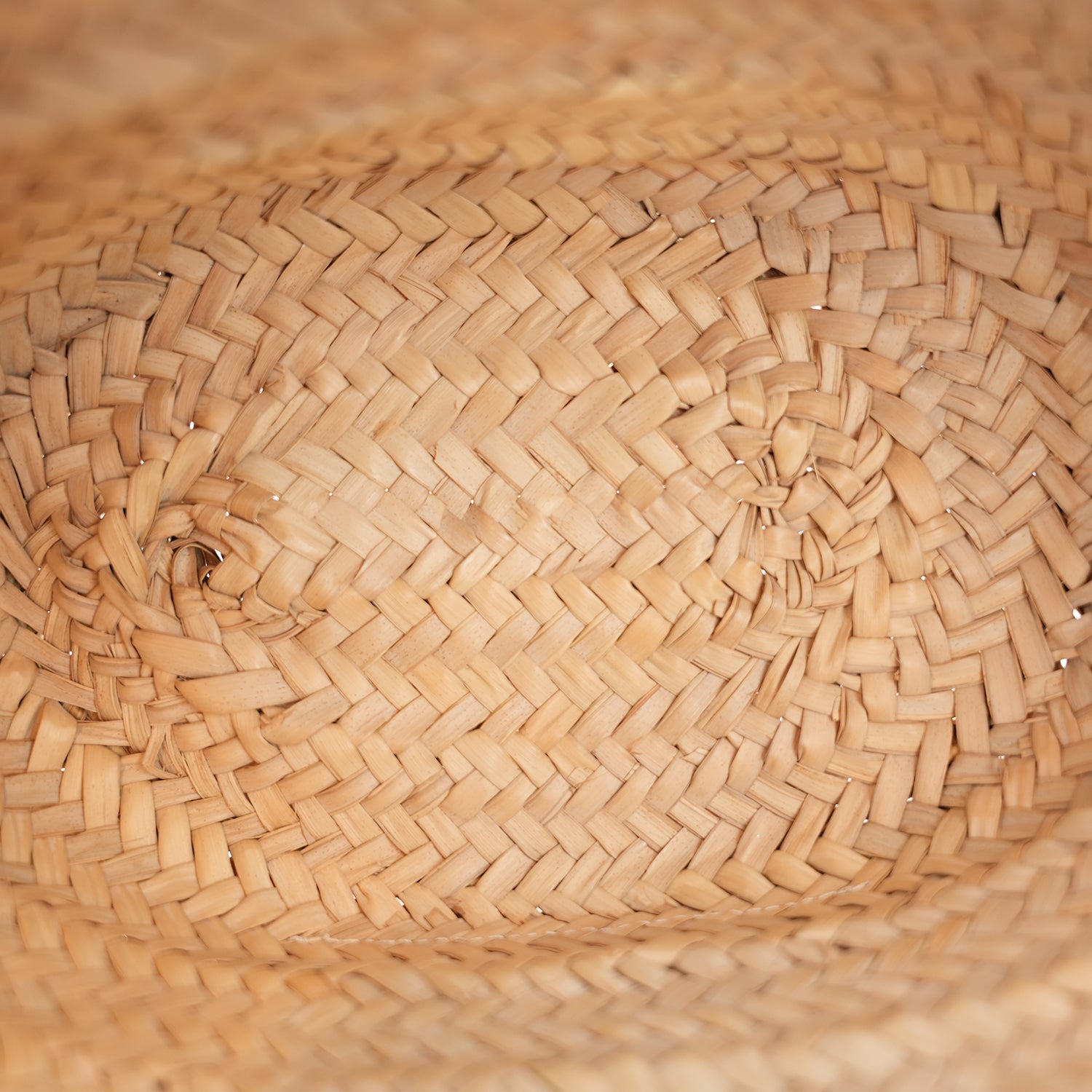 Loewe Basket Bag Small in Palma Intrecciata e Pelle di Vitello Marrone