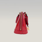Louis Vuitton Alma BB Monogram Vernis Rosso Ciliegia – Borsa a Mano in Pelle Verniciata