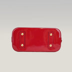 Louis Vuitton Alma BB Monogram Vernis Rosso Ciliegia – Borsa a Mano in Pelle Verniciata