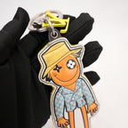 Louis Vuitton LV Friends Portachiavi Charm Spaventapasseri in Tela Monogram Multicolore