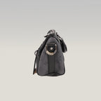 Louis Vuitton Keepall Bandoulière 25 Borsa da Viaggio Mini in Tela Monogram Eclipse Nera e Grigia con Finiture in Pelle