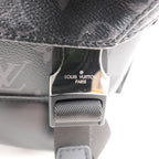 Louis Vuitton Voyager Messenger PM Borsa a Tracolla Piccola in Tela Monogram Eclipse Nera e Grigia con Dettagli in Pelle