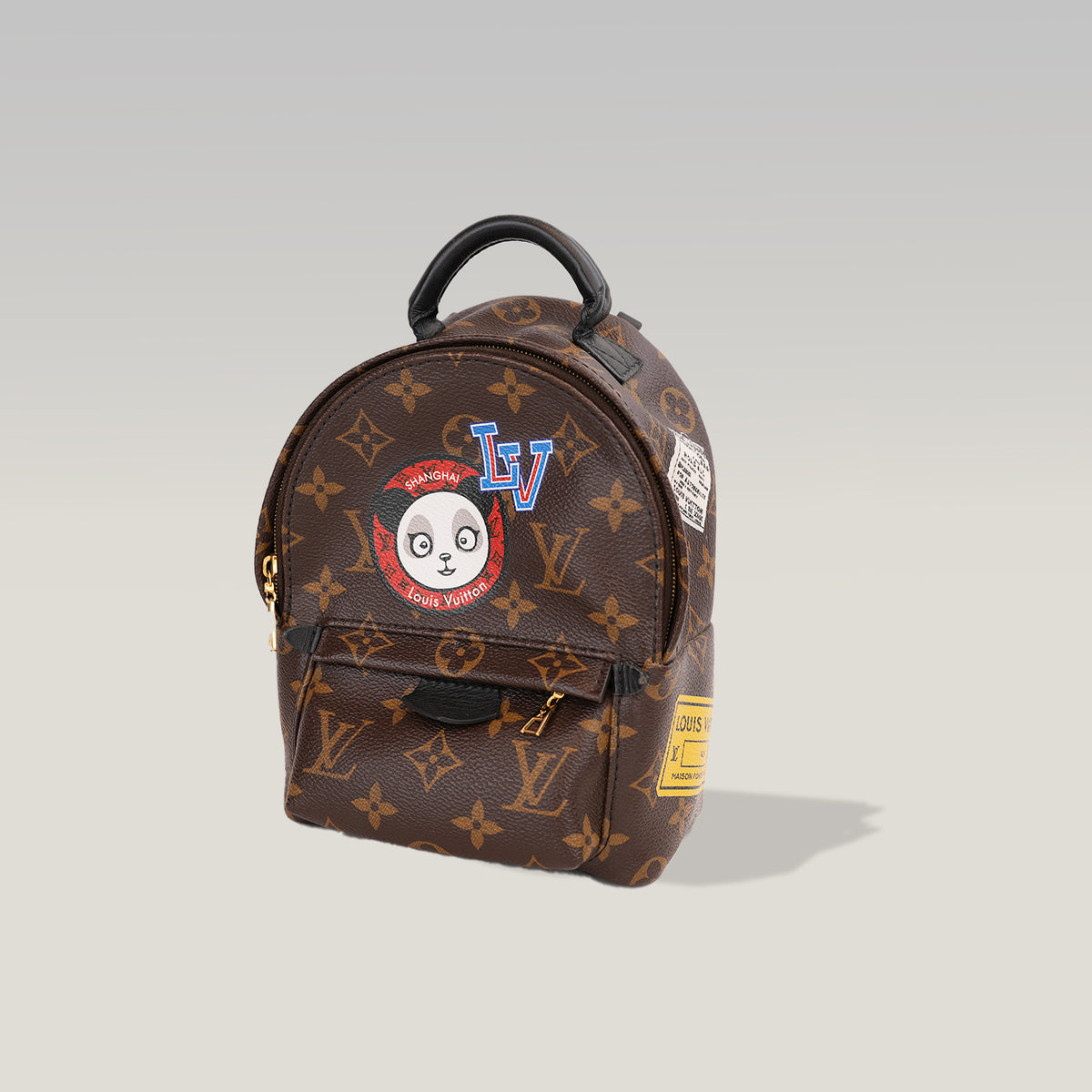 Louis Vuitton Palm Springs Mini Monogram con Patch Multicolore Edizione Limitata