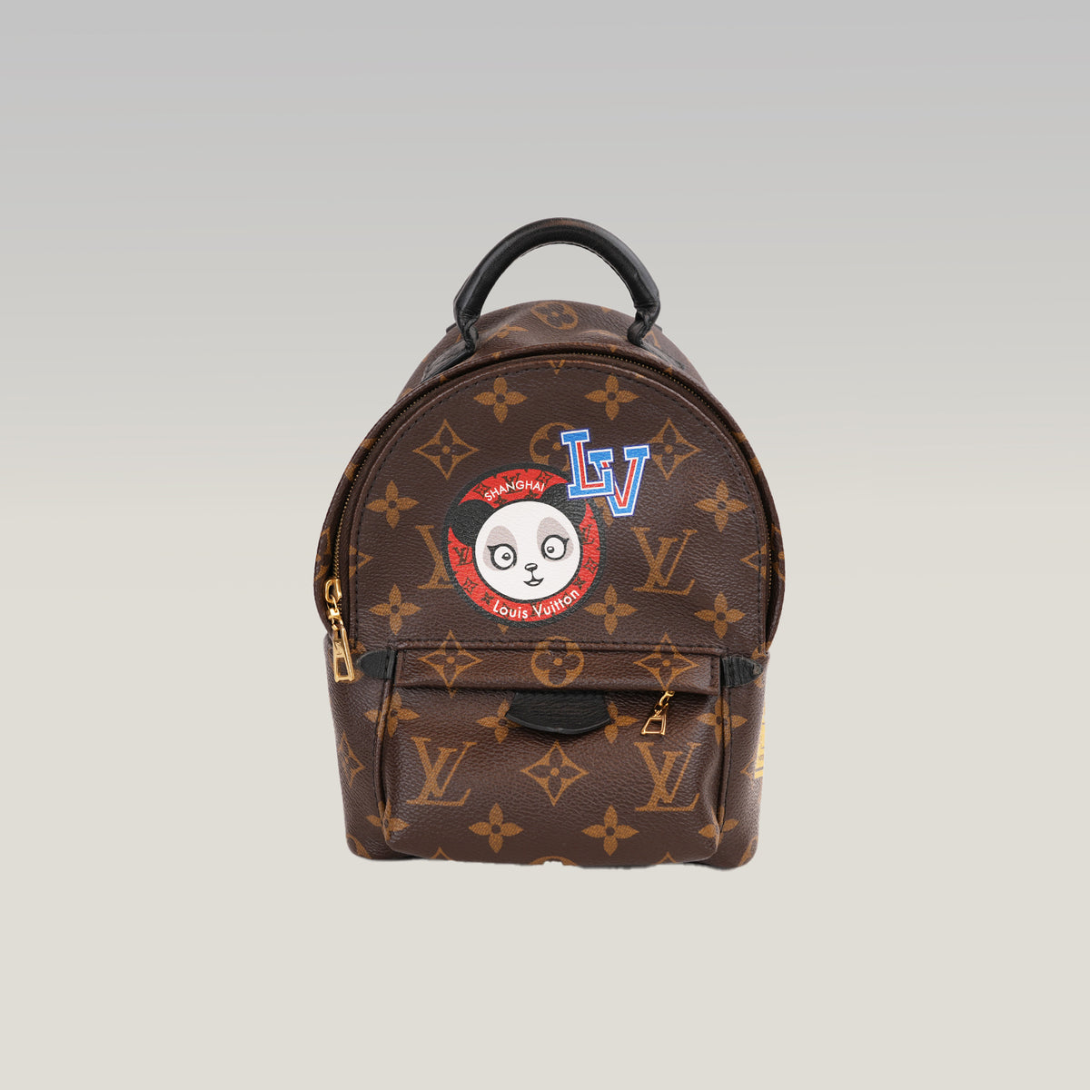 Louis Vuitton Palm Springs Mini Monogram con Patch Multicolore Edizione Limitata