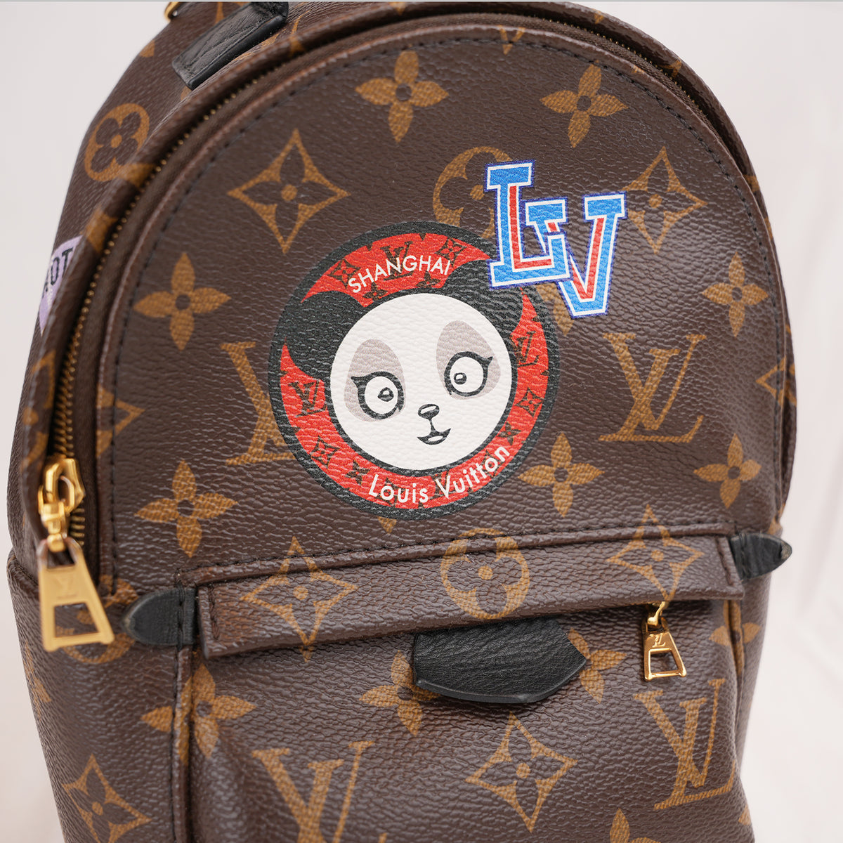 Louis Vuitton Palm Springs Mini Monogram con Patch Multicolore Edizione Limitata