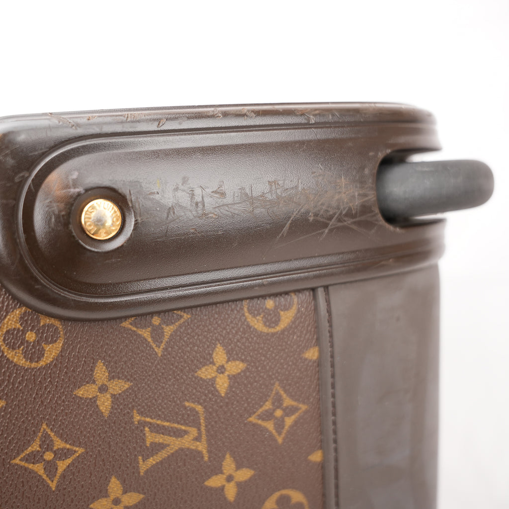 Louis Vuitton Pegase 55 Trolley da Viaggio Monogram in Tela Rivestita e Pelle