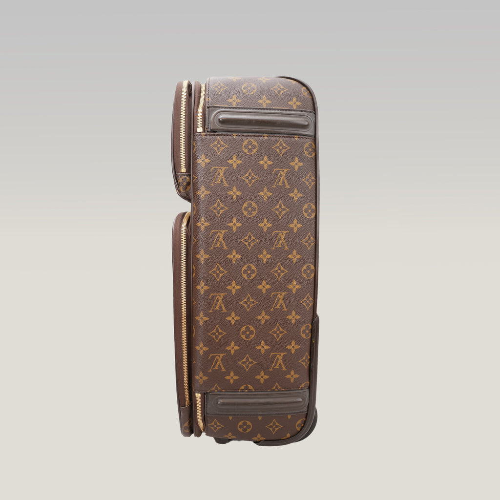 Louis Vuitton Pegase 55 Trolley da Viaggio Monogram in Tela Rivestita e Pelle