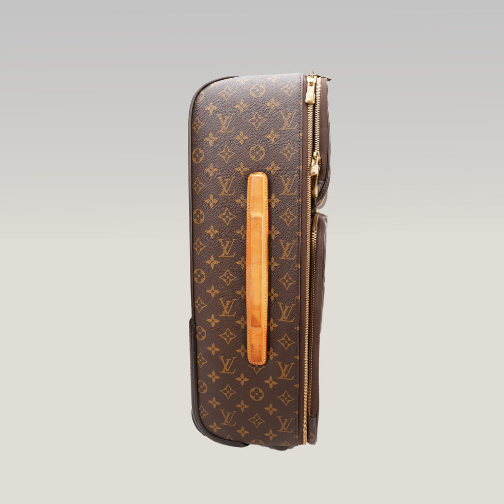 Louis Vuitton Pegase 55 Trolley da Viaggio Monogram in Tela Rivestita e Pelle