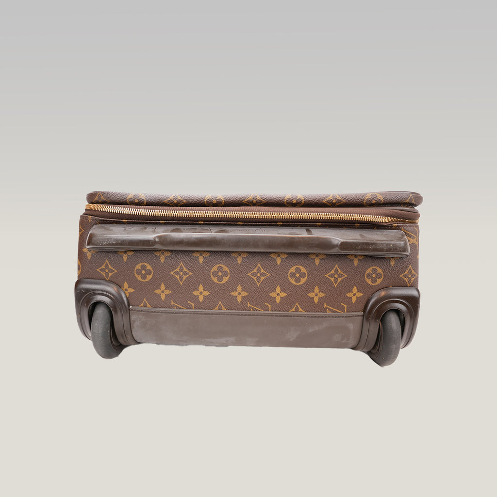 Louis Vuitton Pegase 55 Trolley da Viaggio Monogram in Tela Rivestita e Pelle
