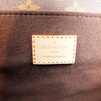 Louis Vuitton Pochette Métis Borsa a Tracolla in Tela Monogram Marrone con Finiture in Pelle, Chiusura Dorata e Scatola