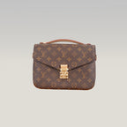 Louis Vuitton Pochette Métis Borsa a Tracolla in Tela Monogram Marrone con Finiture in Pelle, Chiusura Dorata e Scatola