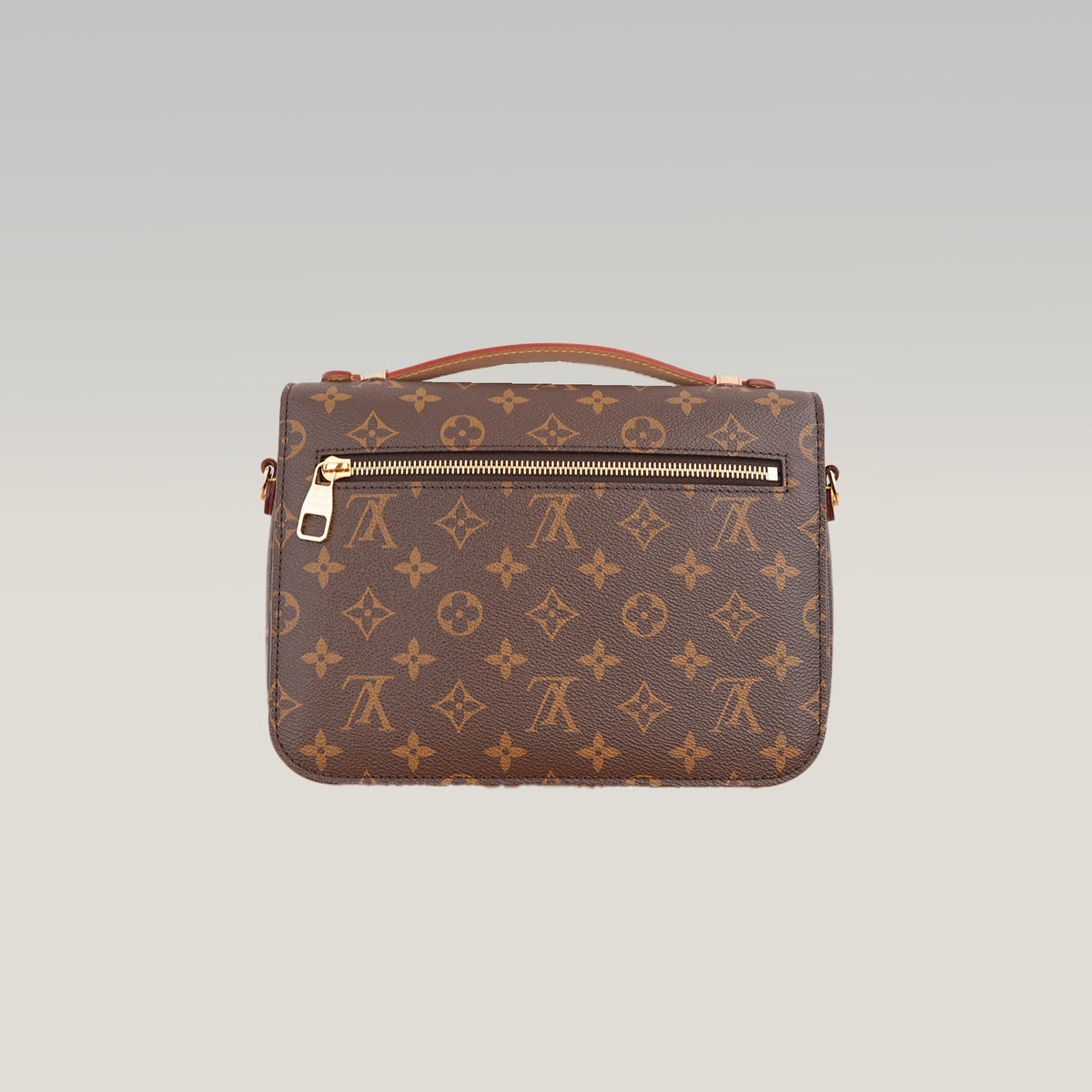 Louis Vuitton Pochette Métis Borsa a Tracolla in Tela Monogram Marrone con Finiture in Pelle, Chiusura Dorata e Scatola