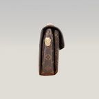 Louis Vuitton Pochette Métis Borsa a Tracolla in Tela Monogram Marrone con Finiture in Pelle, Chiusura Dorata e Scatola