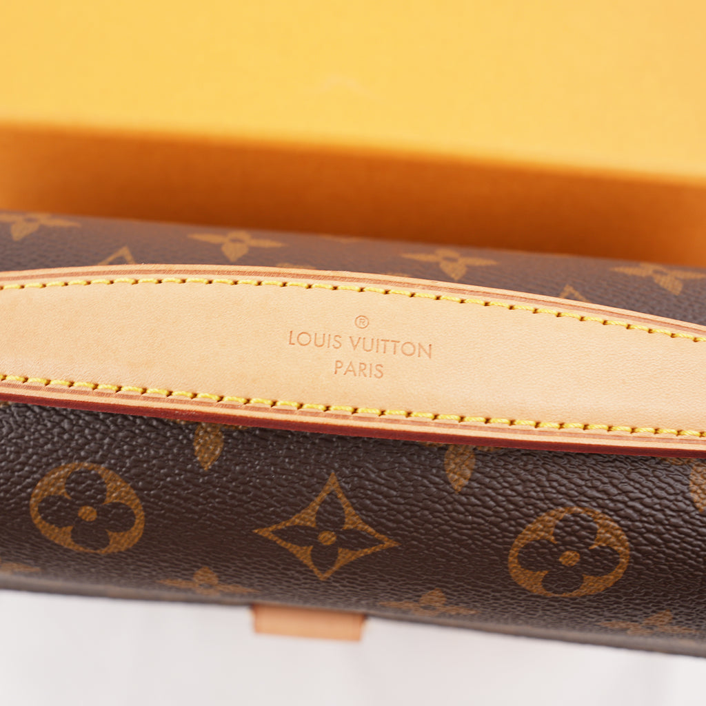 Louis Vuitton Pochette Métis Borsa a Tracolla in Tela Monogram Marrone con Finiture in Pelle, Chiusura Dorata e Scatola