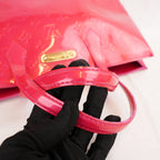 Louis Vuitton Wilshire PM Rosa Fucsia in Pelle Vernis Monogram Verniciata