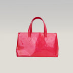 Louis Vuitton Wilshire PM Rosa Fucsia in Pelle Vernis Monogram Verniciata