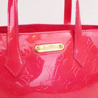Louis Vuitton Wilshire PM Rosa Fucsia in Pelle Vernis Monogram Verniciata