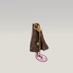 Louis Vuitton Multi Pochette Accessoires Monogram con Tracolla Verde in Tela Cerata e Pelle