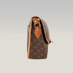 Louis Vuitton Gibecière MM Vintage Borsa a Tracolla in Tela Monogram Marrone