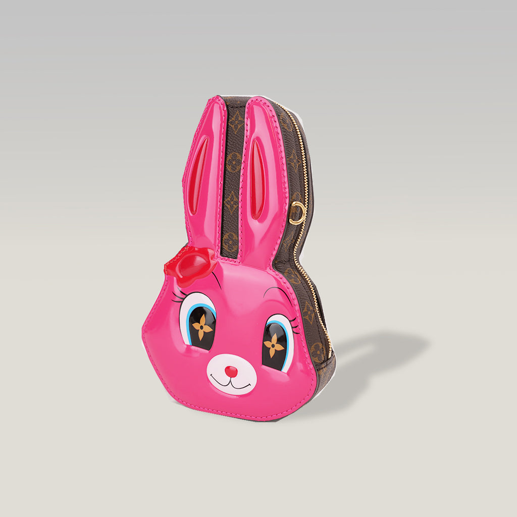 Louis Vuitton Bunny Bag Monogram Rosa in Tela Rivestita con Tracolla Regolabile e Catena