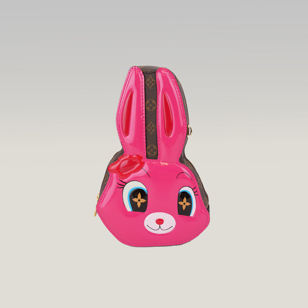 Louis Vuitton Bunny Bag Monogram Rosa in Tela Rivestita con Tracolla Regolabile e Catena