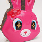 Louis Vuitton Bunny Bag Monogram Rosa in Tela Rivestita con Tracolla Regolabile e Catena