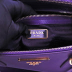 Prada Galleria Medium in Purple Saffiano Leather 