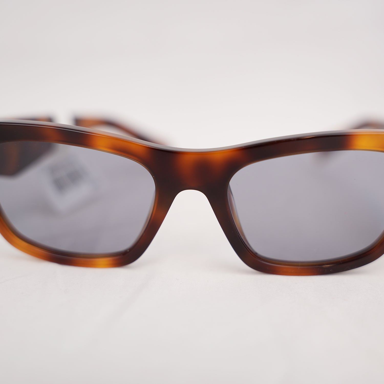 Prada Symbole Tortoise Rectangular Sunglasses in Havana Brown Acetate