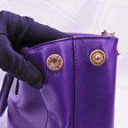 Prada Galleria Medium in Purple Saffiano Leather 