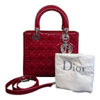 Dior Lady Dior – Borsa a Mano in Pelle Verniciata