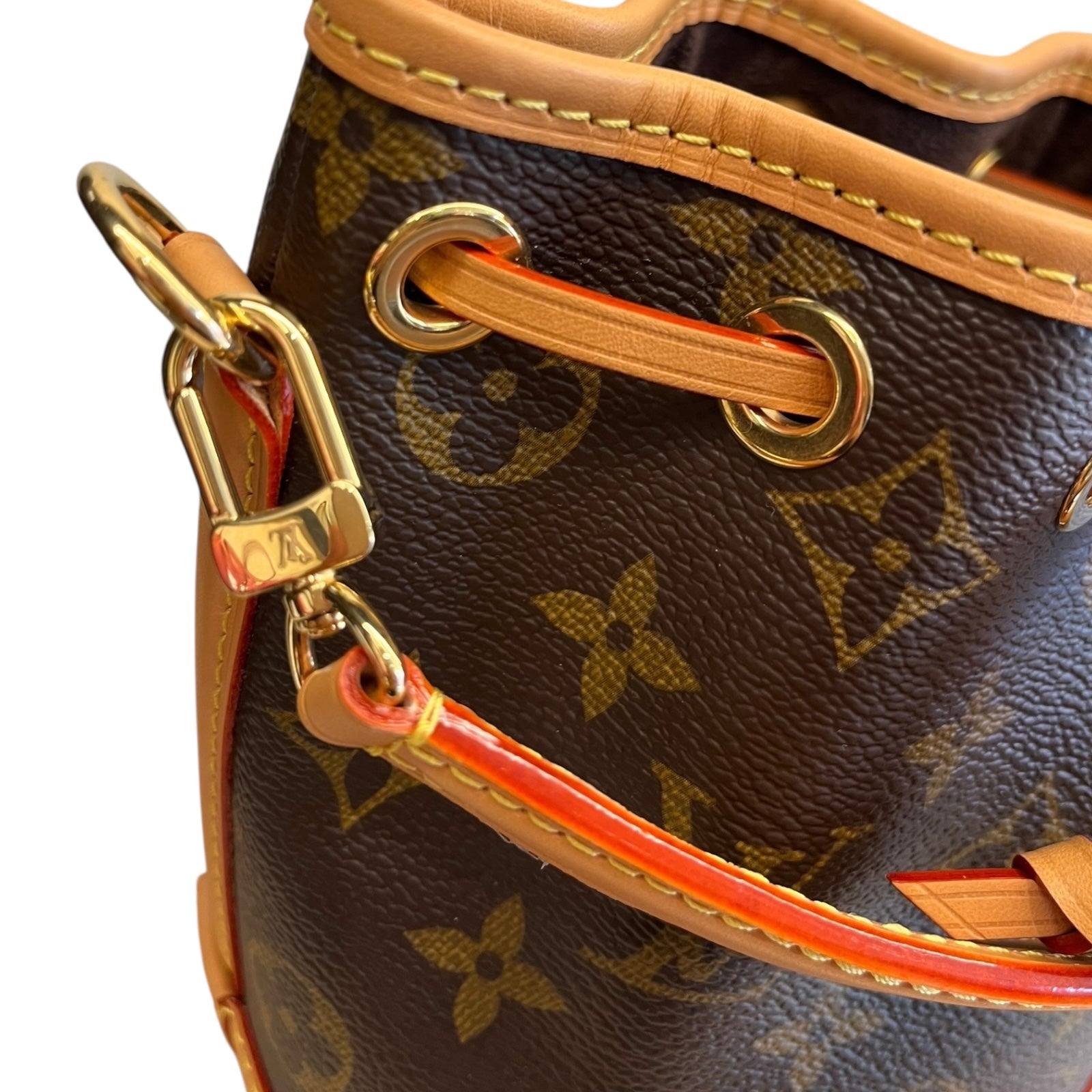 Louis Vuitton NOE nano Shoulder Bag with chip