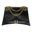 Balenciaga Crush Large Shoulder Bag with Gold Chain