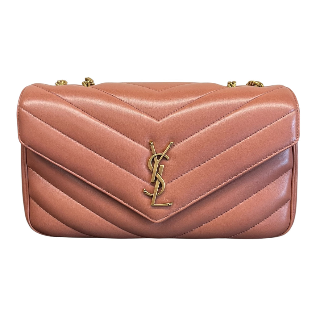 Saint Laurent Loulou Medium – Borsa A Spalla In Pelle Di Agnello