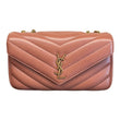 Yves Saint Laurent LOULOU Medium Size Shoulder Bag with lambskin