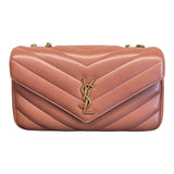 Yves Saint Laurent LOULOU Medium Size Shoulder Bag with lambskin